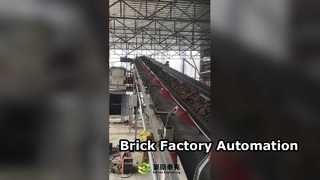 อิฐ facrory-Roller crusher Mixer Extruder Cutter และ Stacker