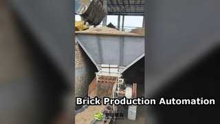 โรงงานอิฐ-เครื่องป้อนกล่อง เครื่องตัด Extruder และ Stacker